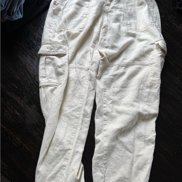 Anthropologie Pilcro Linen Cargo Slim Pants Size Small - Picture 2 of 9